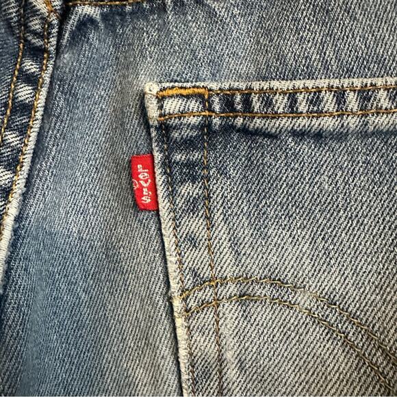 Levi's 501 Y2K Vintage Straight Leg Jeans Light Wash - Picture 7 of 15